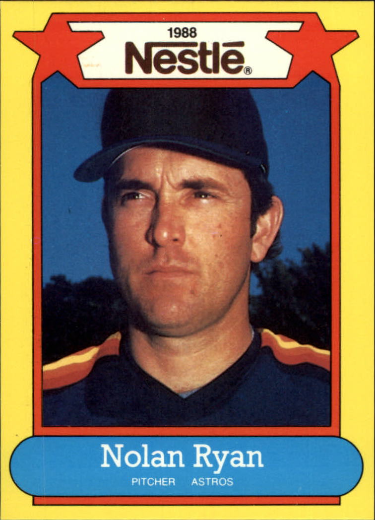 1988 Nestle Baseball Cards     043      Nolan Ryan